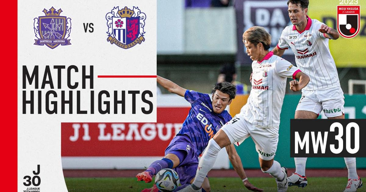 Live Sanfrecce Cerezo La E Journ E De J League